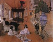 William Merritt Chase Hall oil painting reproduction